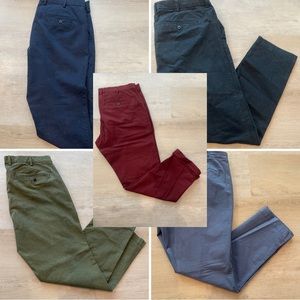Mens Gap essential slim khakis